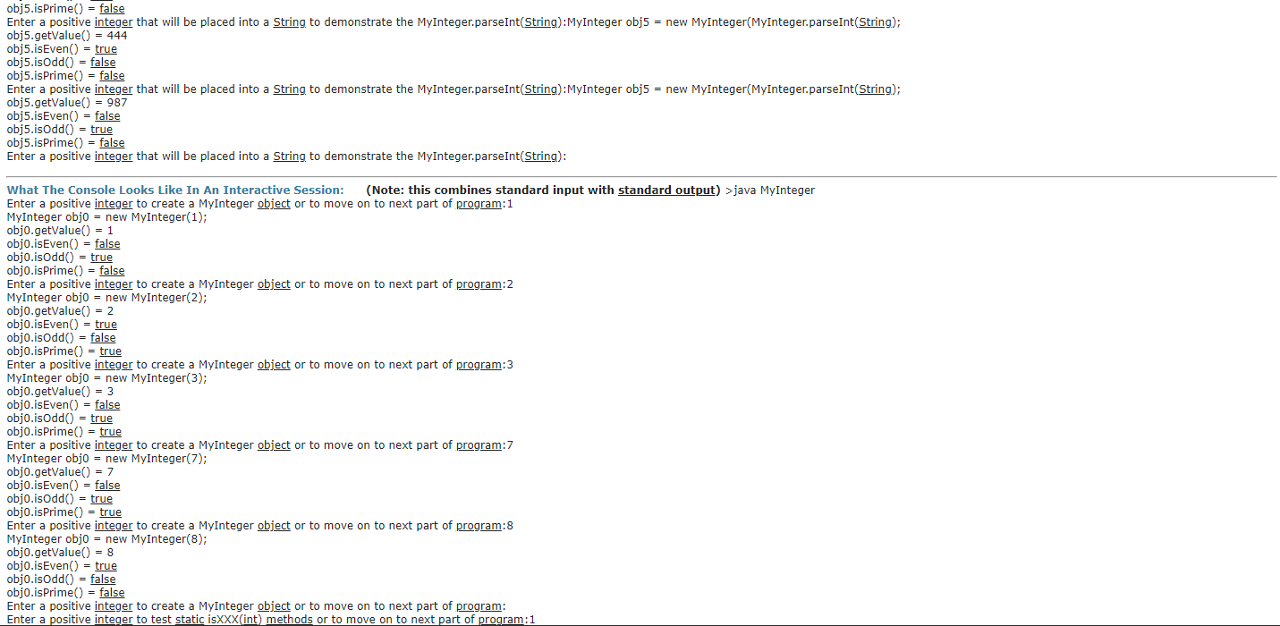 10.3) (The MyInteger class) Design a class named | Chegg.com