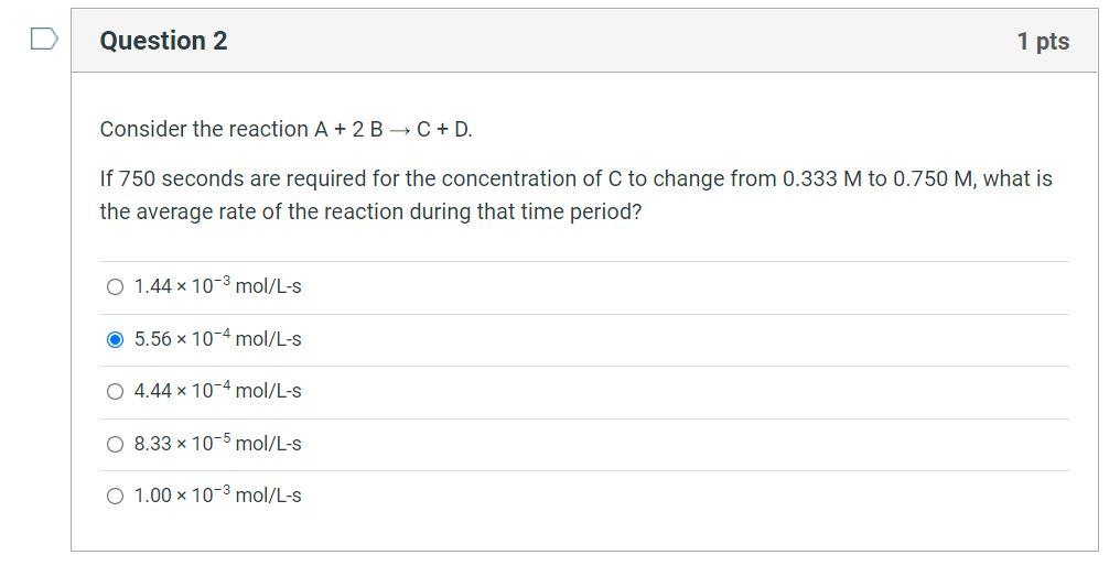 Solved Question 3 2 pts In the previous question, the | Chegg.com