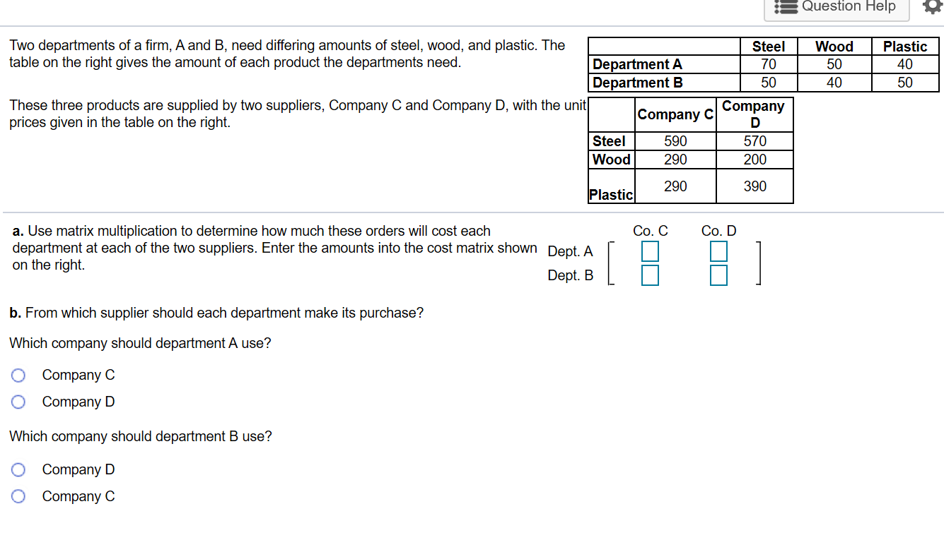 Manufacturing Math Unit 70 Solved Question Help Steel Wood Plastic 70 50 40 50140 150 | Chegg.com