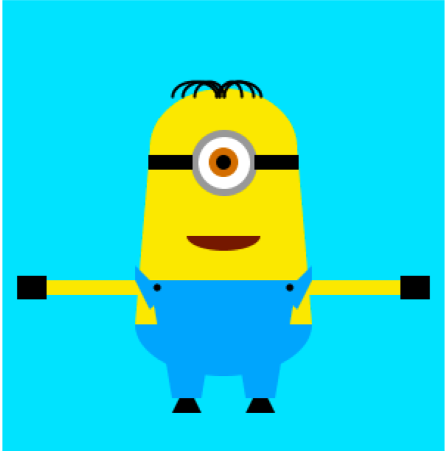 Solved Write code to draw a minion based on the following | Chegg.com