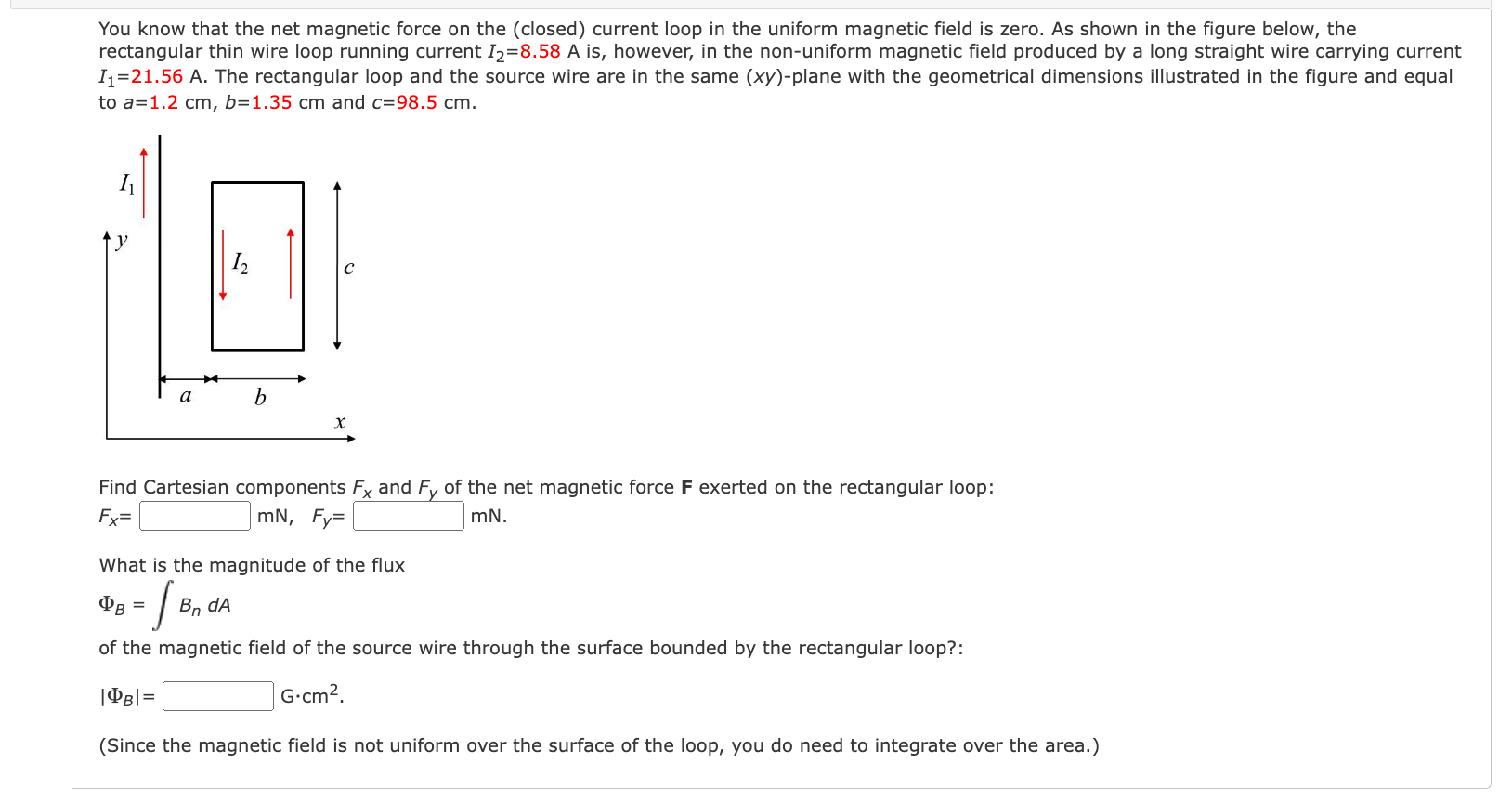 Solved You know that the net magnetic force on the (closed) | Chegg.com