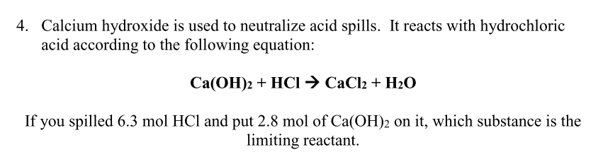 What Is The Chemical Equation For Calcium Oxide