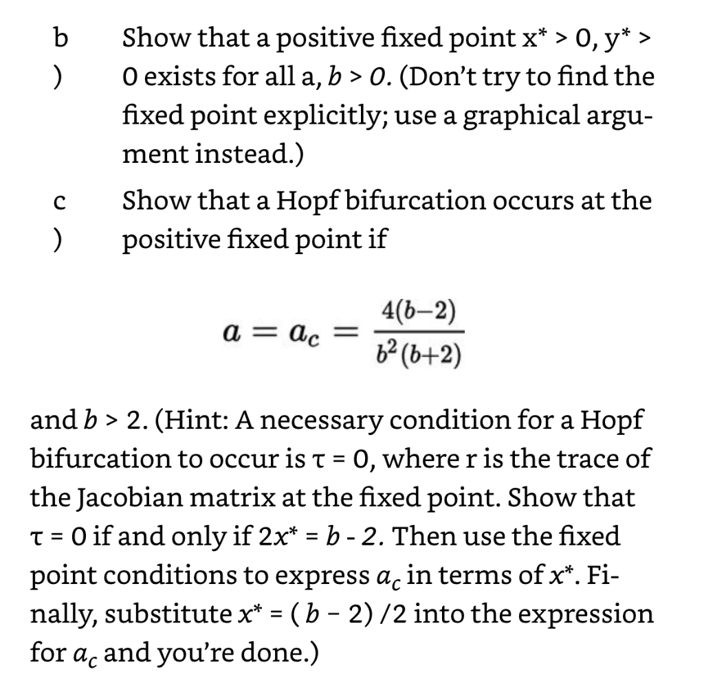 Solved 8 2 9 Consider The Predator Prey Model 3 X 6 Chegg Com