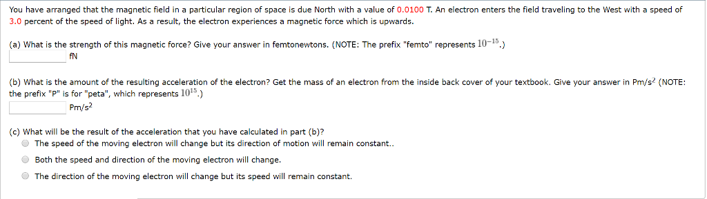 Solved You have arranged that the magnetic field in a | Chegg.com