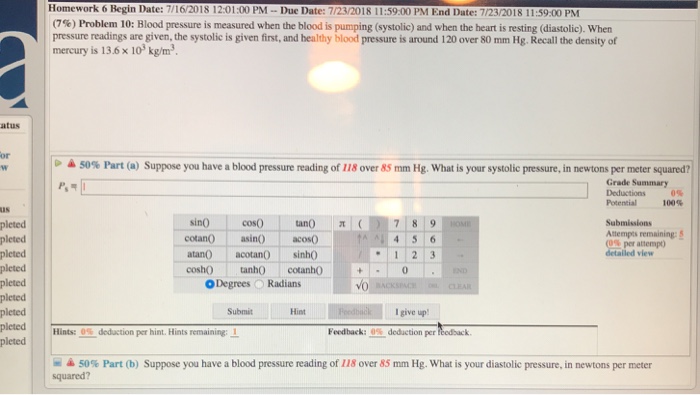 Solved | Homework 6 Begin Date: 7/16/2018 12:01:00 PM-Due | Chegg.com