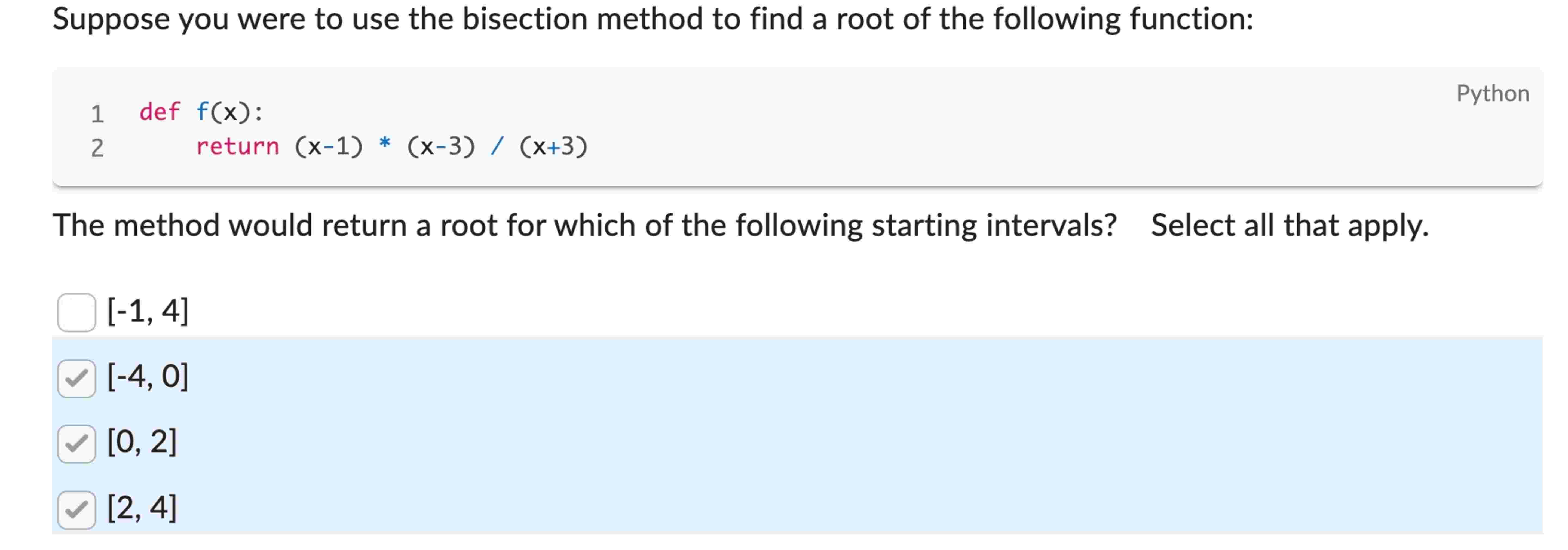 Solved Suppose you were to use the bisection method to find | Chegg.com
