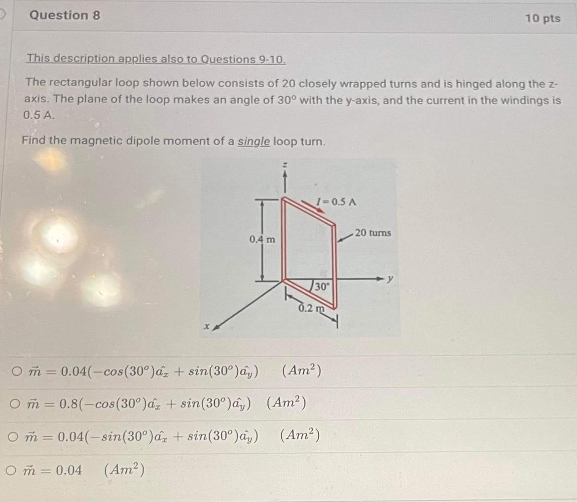 Solved This description applies also to Questions 9-10. The | Chegg.com