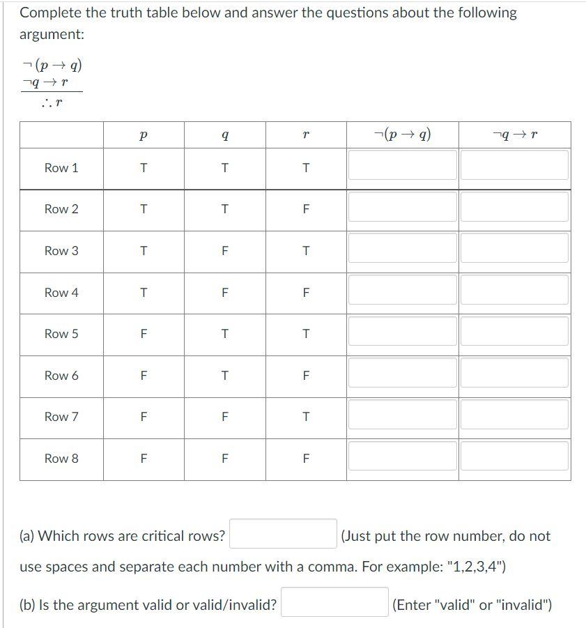 Solved Complete the truth table below and answer the | Chegg.com