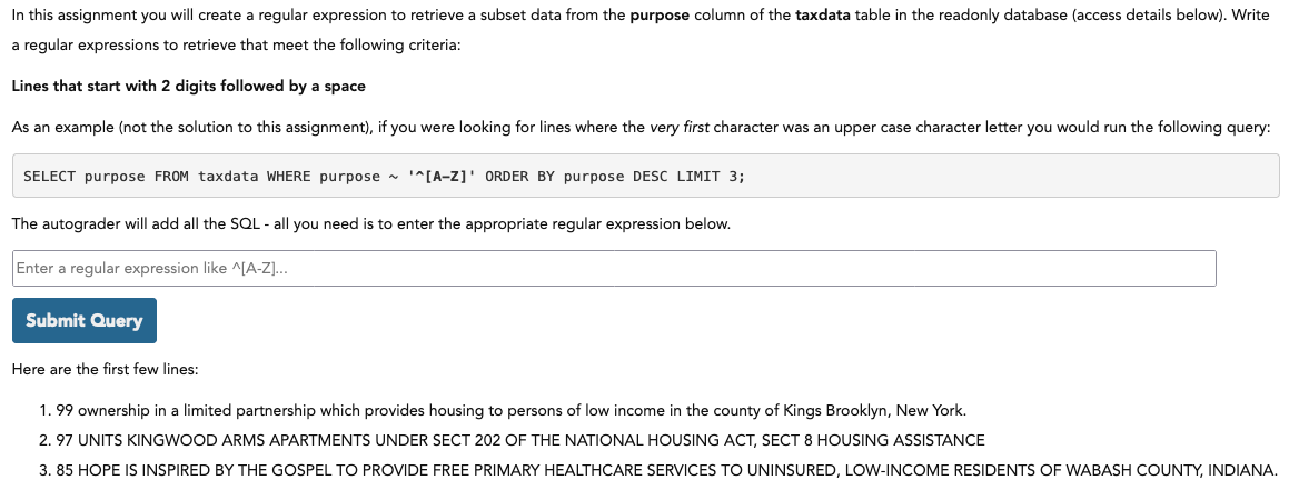 Solved In this assignment you will create a regular | Chegg.com