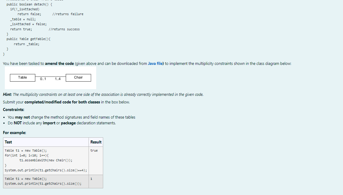 Solved Question 12 Consider the following code for an online | Chegg.com