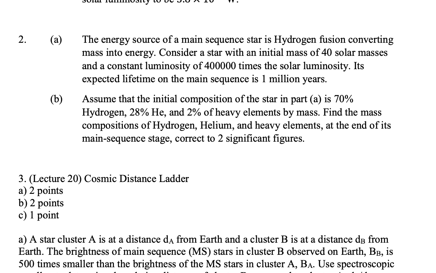 the main source of energy for stars is hydrogen