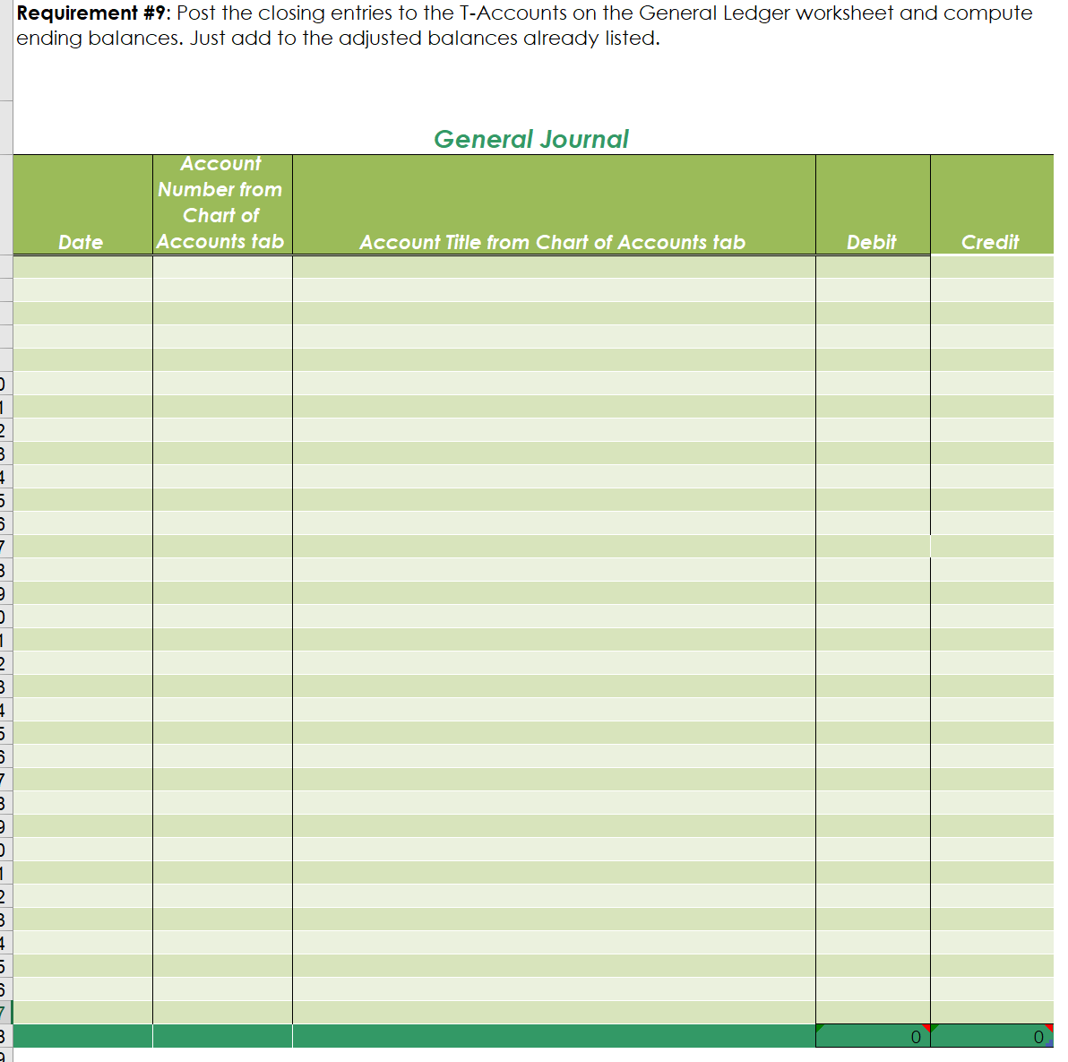 Solved General JournalREQUIREMENT \#6: Prepare an Adjusted | Chegg.com