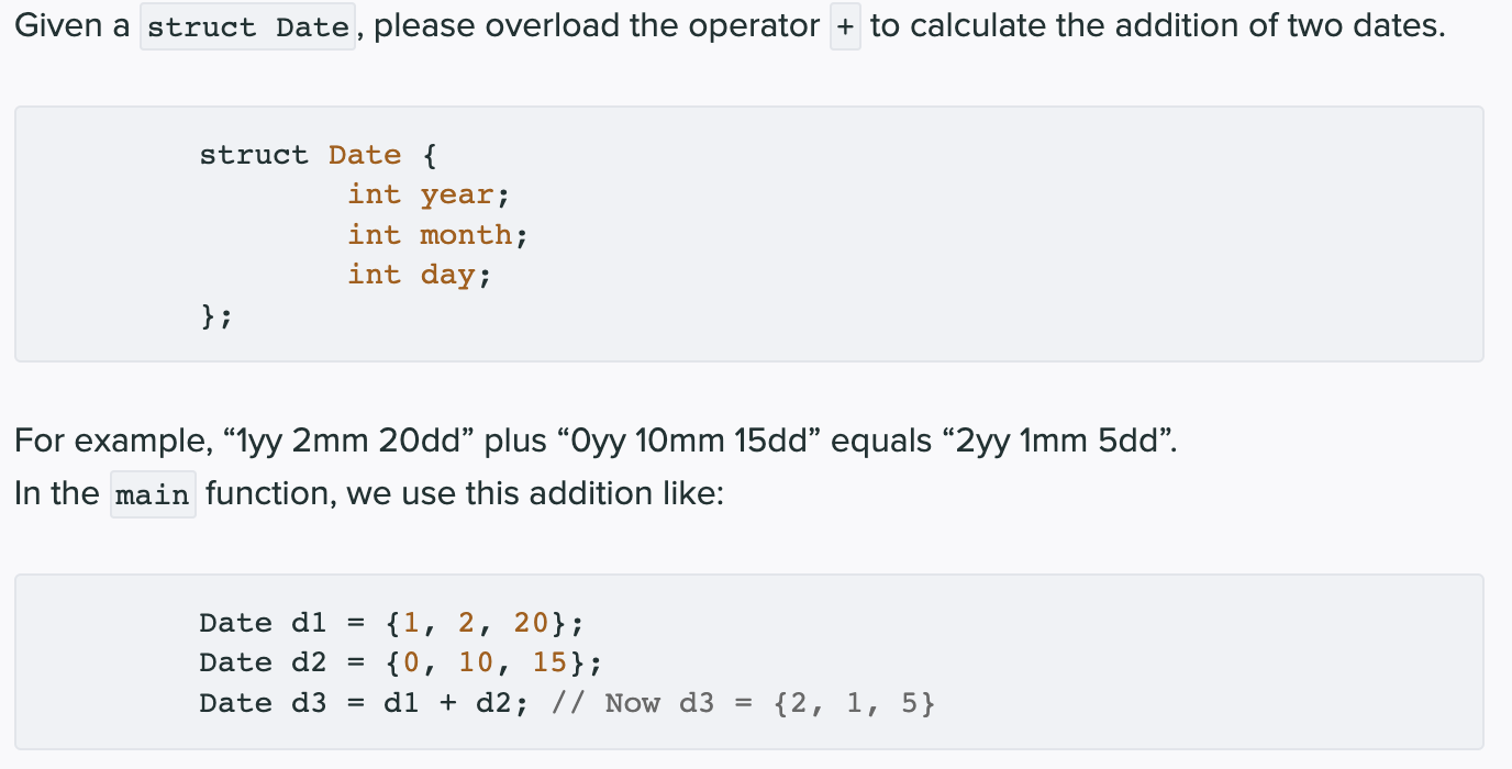 struct assignment operator overload