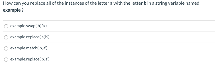 Solved How Can You Replace All Of The Instances Of The | Chegg.com