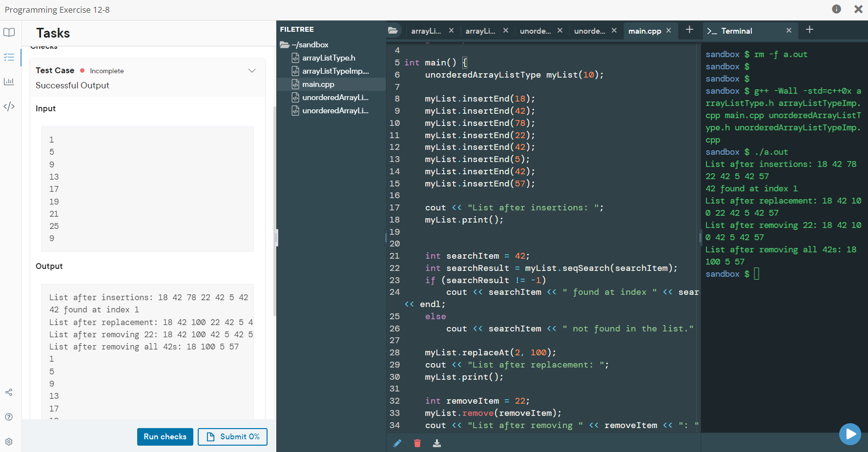 So, I got the code to run and work, but the results | Chegg.com
