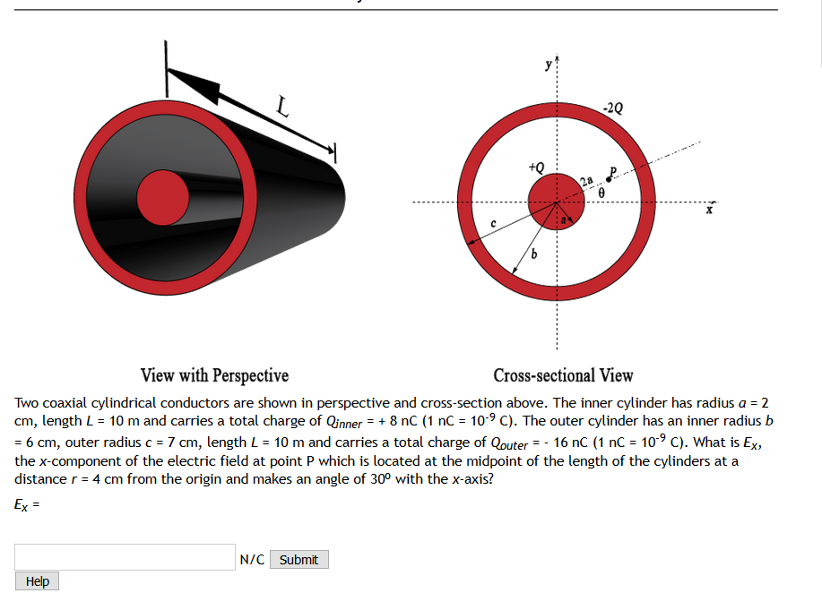 Solved + -> х An insulator in the shape of a spherical shell | Chegg.com
