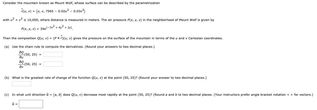 Solved Consider The Mountain Known As Mount Wolf Whose S Chegg Com