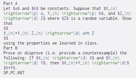 Solved Part A Let $a$ And $b$ Be Constants. Suppose That | Chegg.com