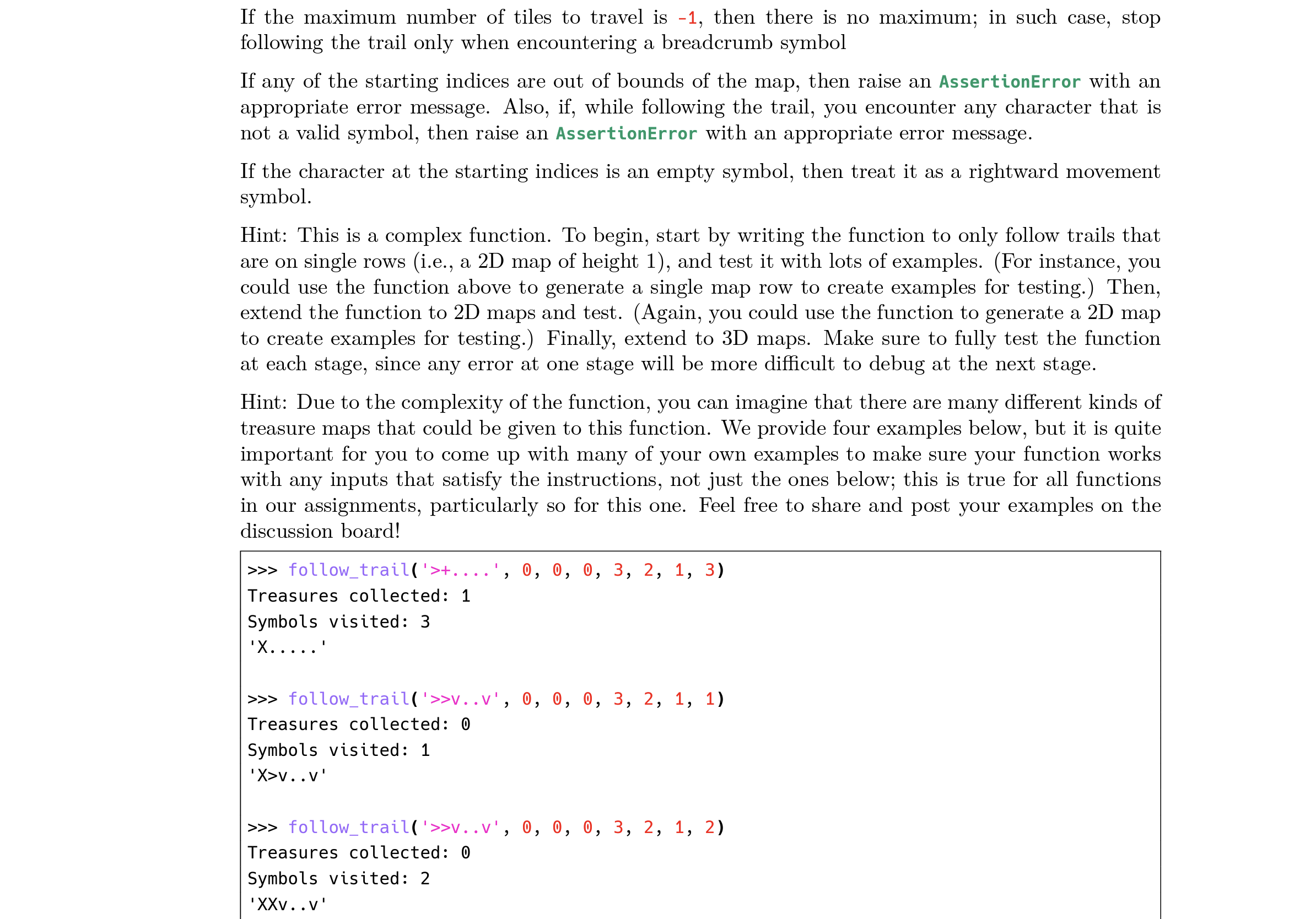 Solved (You'll note in this case we did not end up visiting | Chegg.com