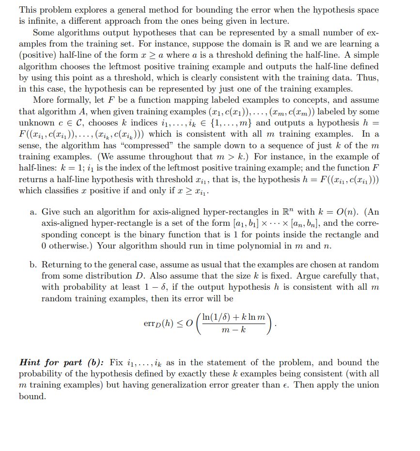 This problem explores a general method for bounding | Chegg.com