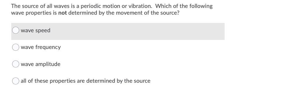 Solved The source of all waves is a periodic motion or | Chegg.com