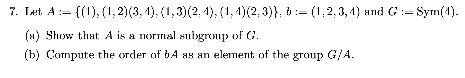 Solved 7. Let | Chegg.com