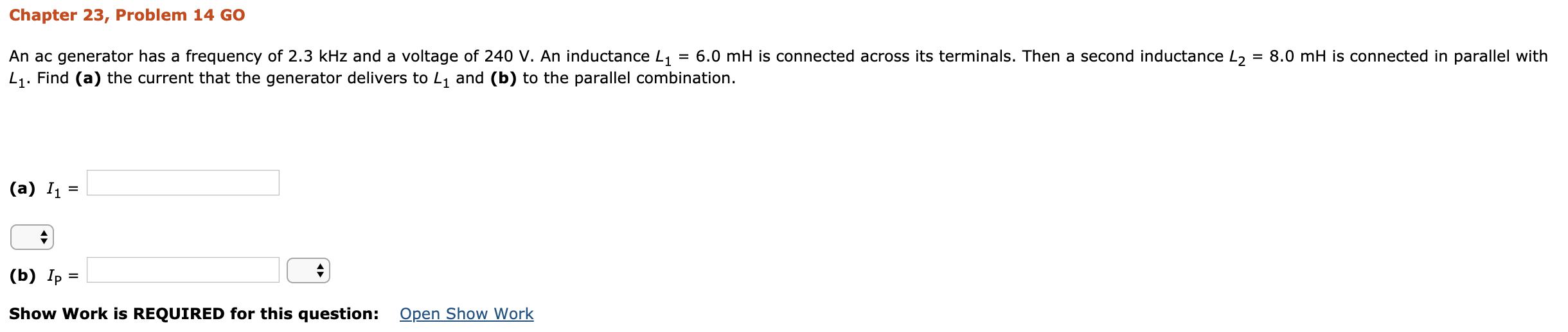 Solved Chapter 23, Problem 14 GO An ac generator has a | Chegg.com