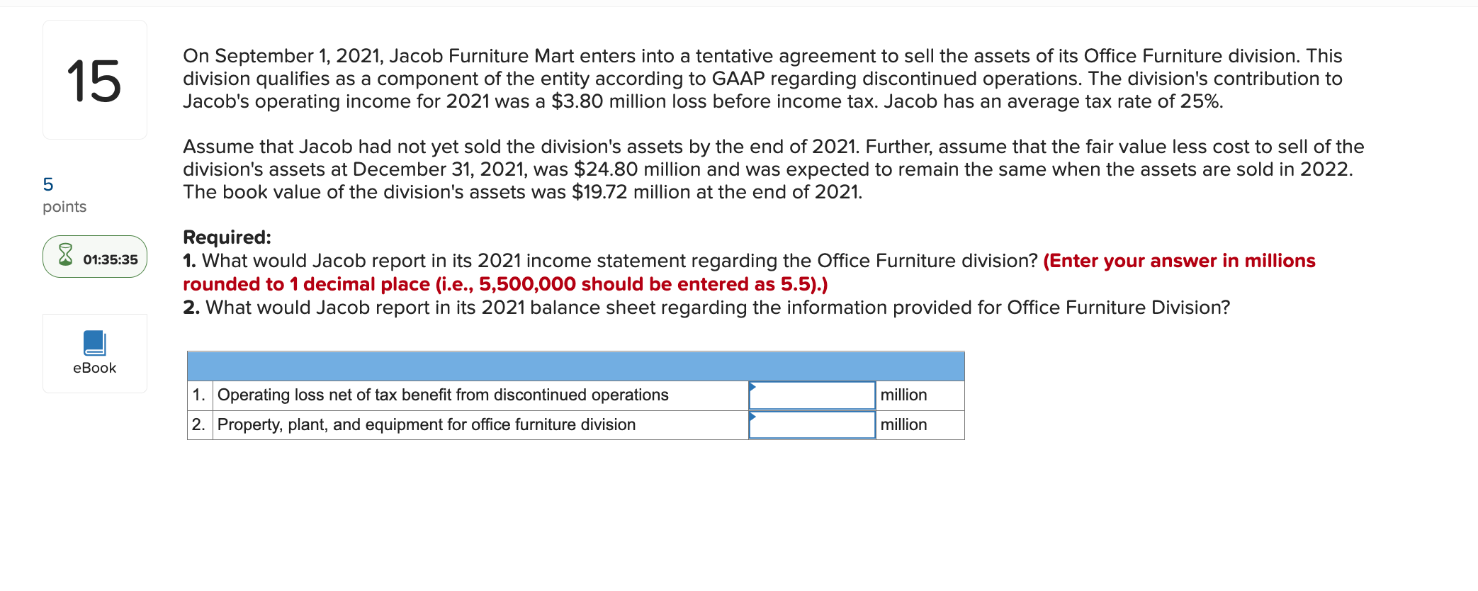 Solved 15 On September 1, 2021, Jacob Furniture Mart enters