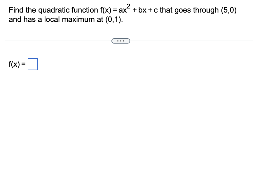 Solved Determine The Values Of Constants A,b,c, And D So | Chegg.com