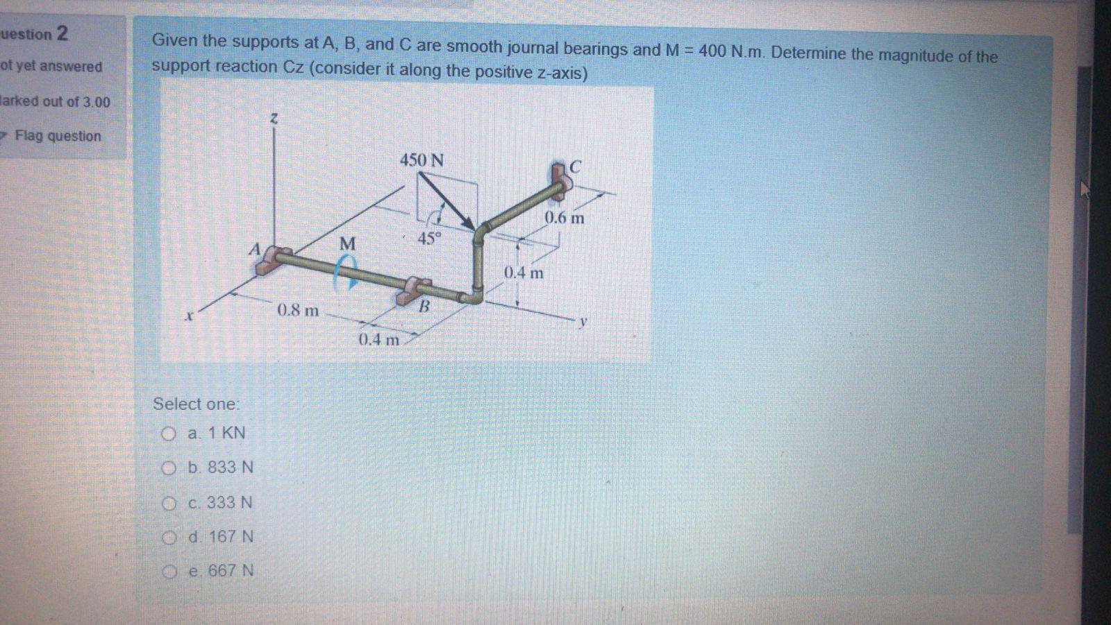 Solved uestion 2 Given the supports at A, B, and C are | Chegg.com