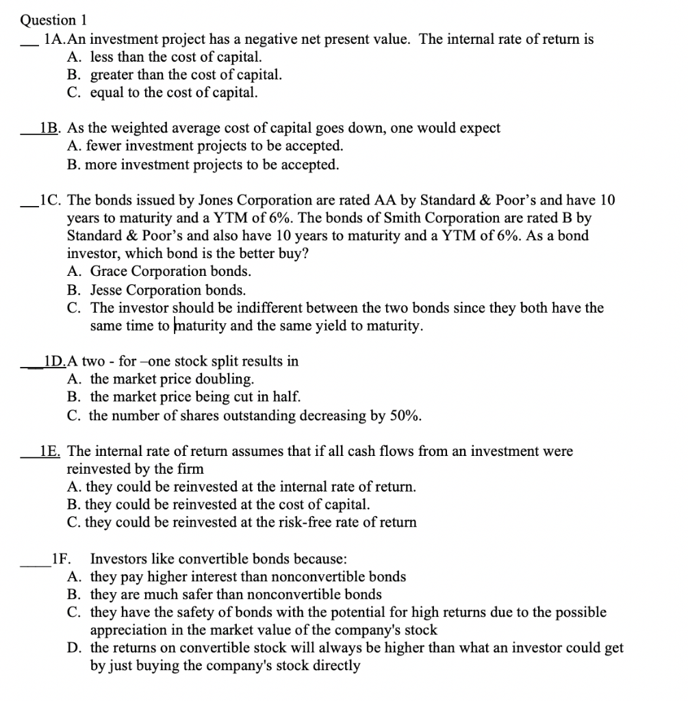 solved-question-1-1a-an-investment-project-has-a-negative-chegg