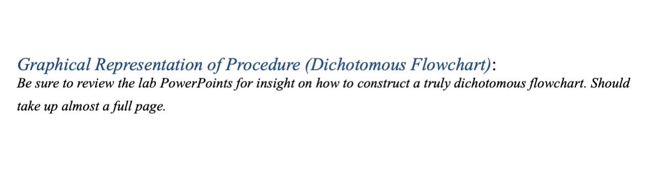 Solved Please help me create Dichotomous Flowchart using the | Chegg.com