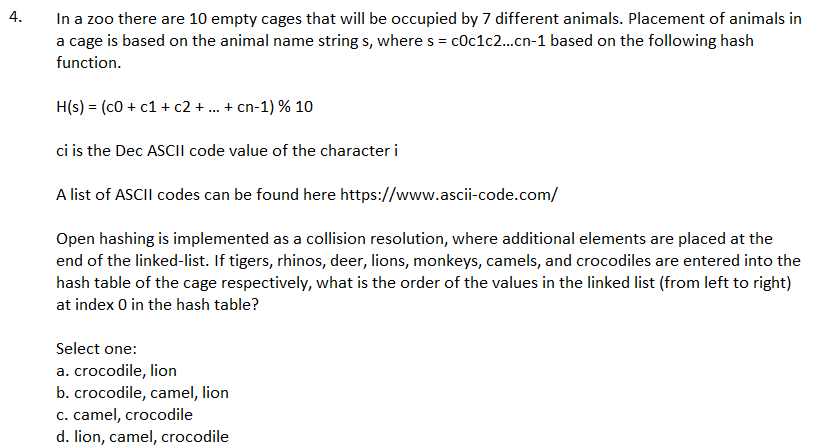 Solved Solve The Following 2 Data Structure And | Chegg.com