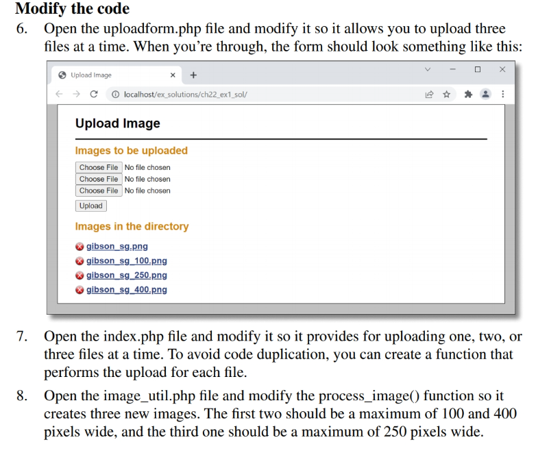 Solved This exercise gives you a chance to enhance the | Chegg.com