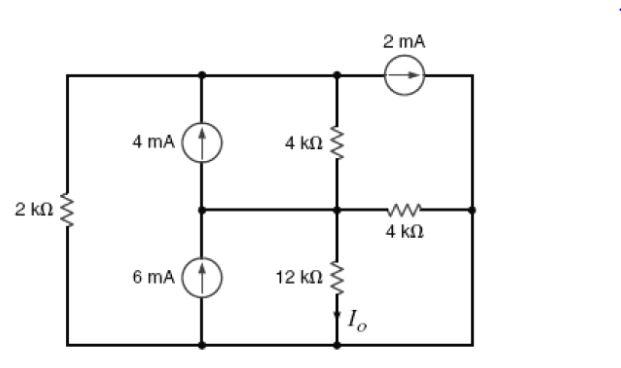 2 mA w 4 mA 4 ΚΩ 2 ΚΩ W w 4 ΚΩ 6 mA 12 ΚΩ 1, | Chegg.com