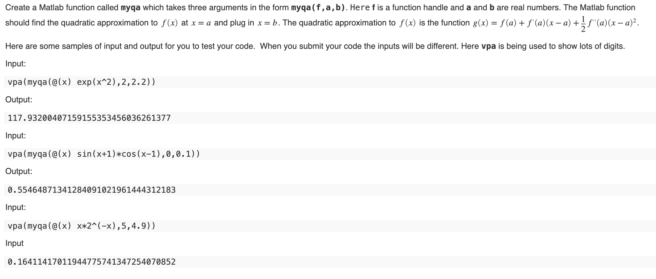 Regarding Matlab Do not copy other answer from chegg | Chegg.com