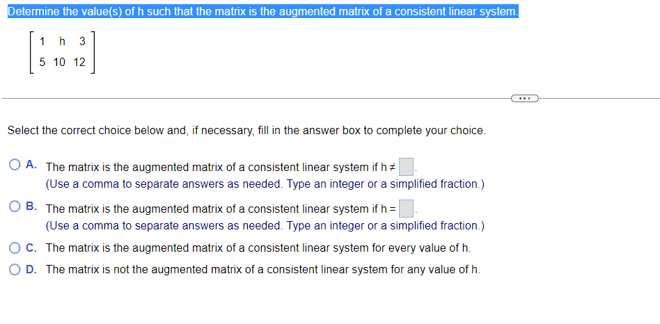 Solved [15 h10312] Select the correct choice below and, if | Chegg.com