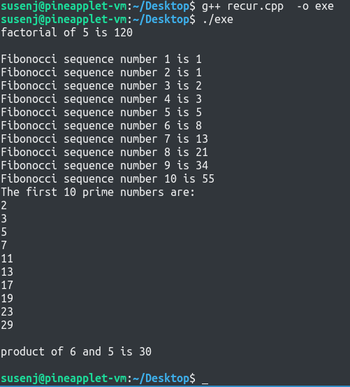 Solved Quick C++ Recursion Question (Follow Up) - I already | Chegg.com