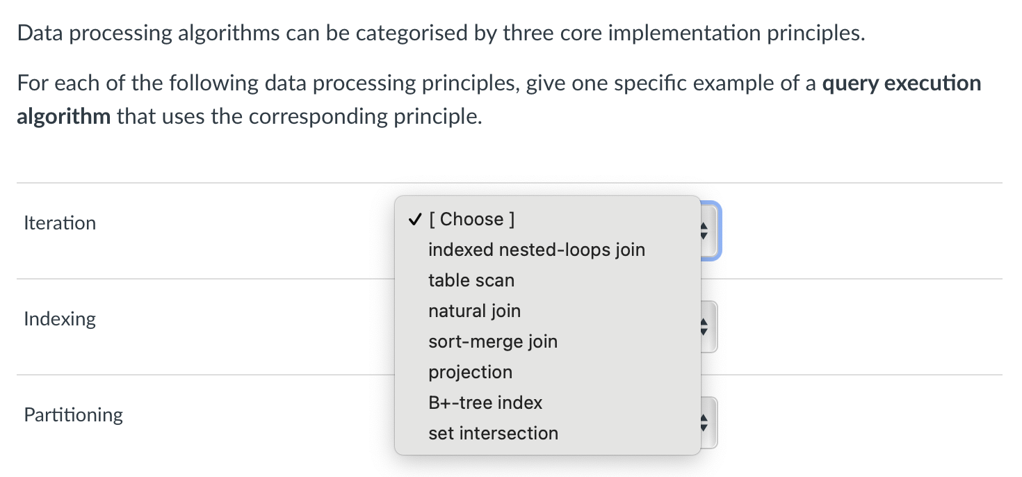 Solved Data processing algorithms can be categorised by | Chegg.com
