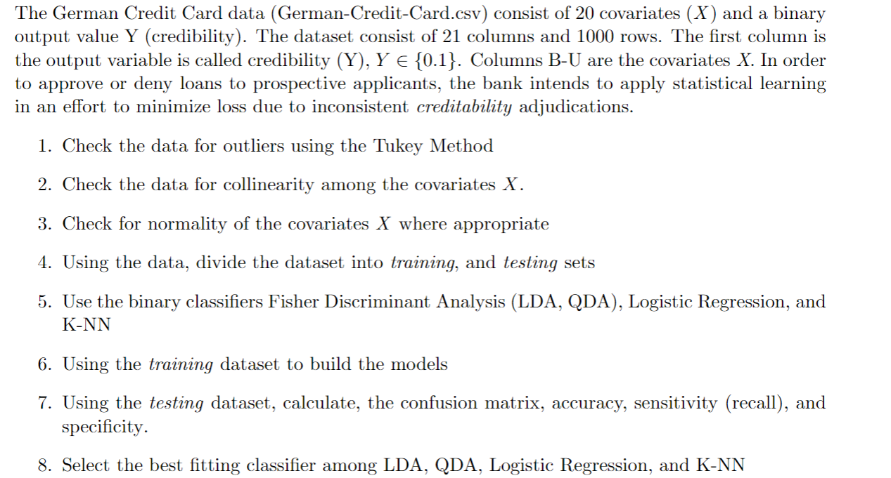 The German Credit Card data (GermanCreditCard.csv)
