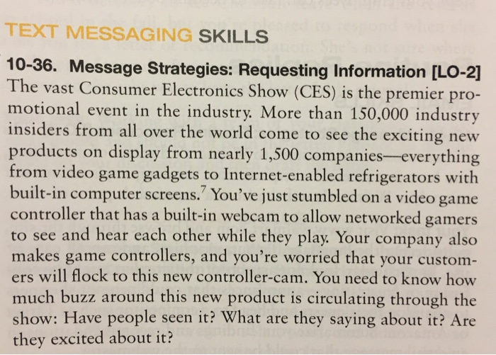 Solved Text Messaging Skills 10 36 Message Strategies Chegg Solved Text Messaging Skills 10 36 Message Strategies Chegg