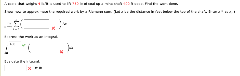 Solved A cable that weighs 4 lb/ft is used to lift 750 lb of | Chegg.com