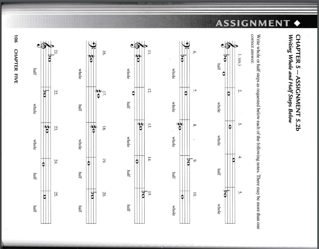 CHAPTER 5-ASSIGNMENT 5.2b Writing Whole and Half | Chegg.com