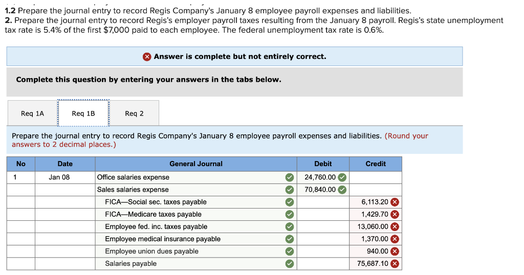 Solved On January 8, The End Of The First Weekly Pay Period | Chegg.com