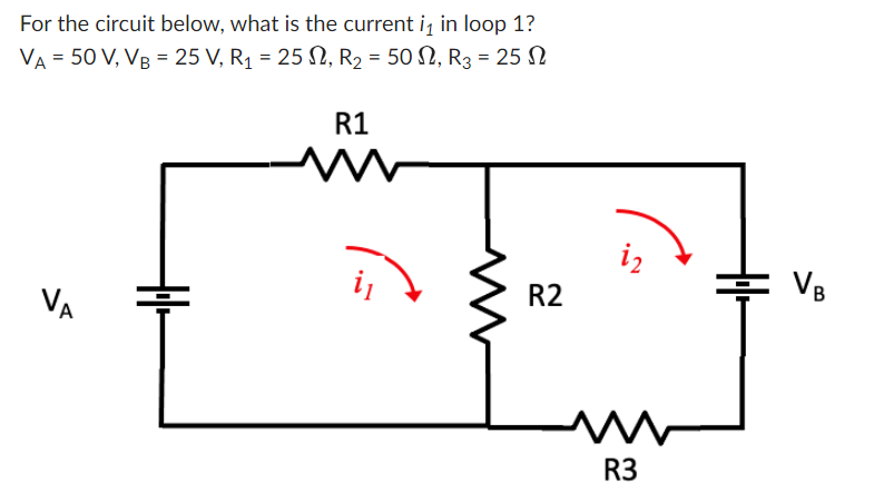 Solved for the circiut above also find the current i2 in | Chegg.com