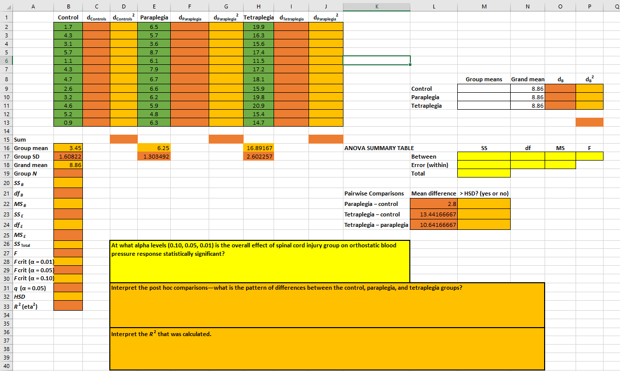 Solved Incorporate inputs for excel spreadsheet as well as | Chegg.com