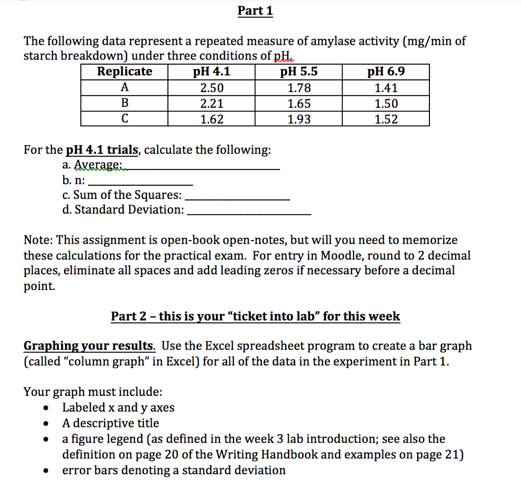 Solved Part 1 The following data represent a repeated | Chegg.com