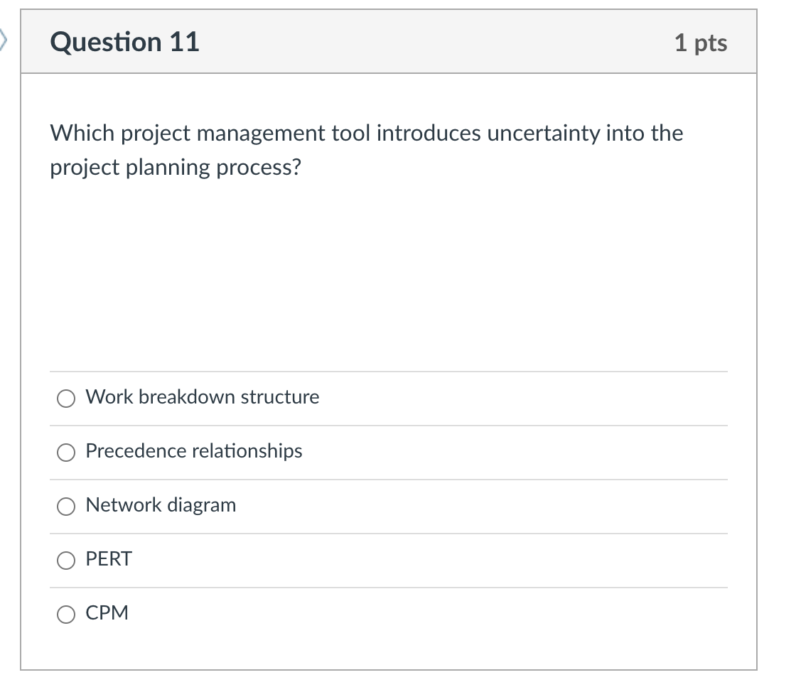 Solved Question 6 1 pts Which of the following is not true | Chegg.com