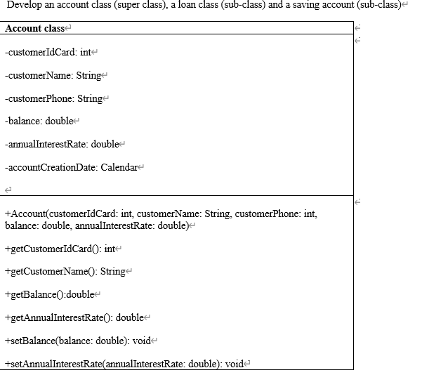 Solved b) Create a program class that displays the following | Chegg.com