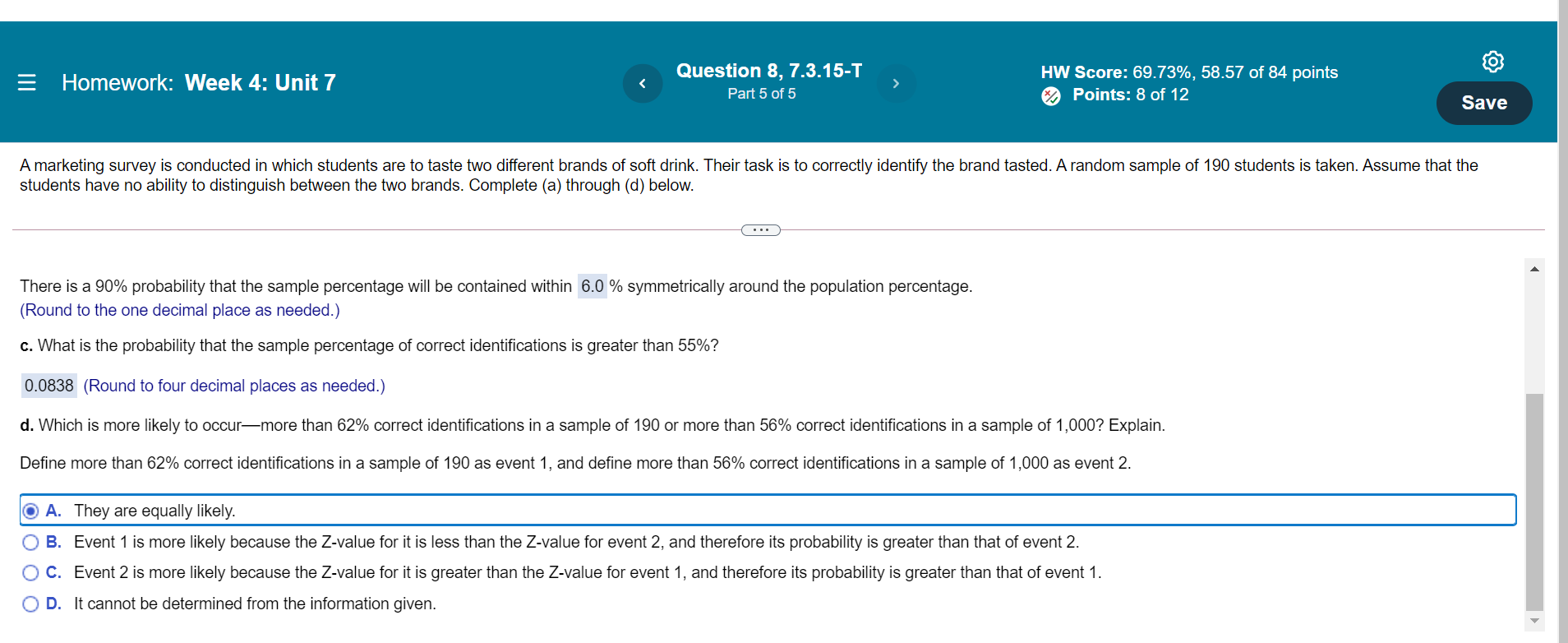 Solved Homework: Week 4: Unit 7